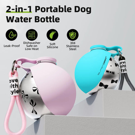 Pawhala Travel Dog Water Bottle