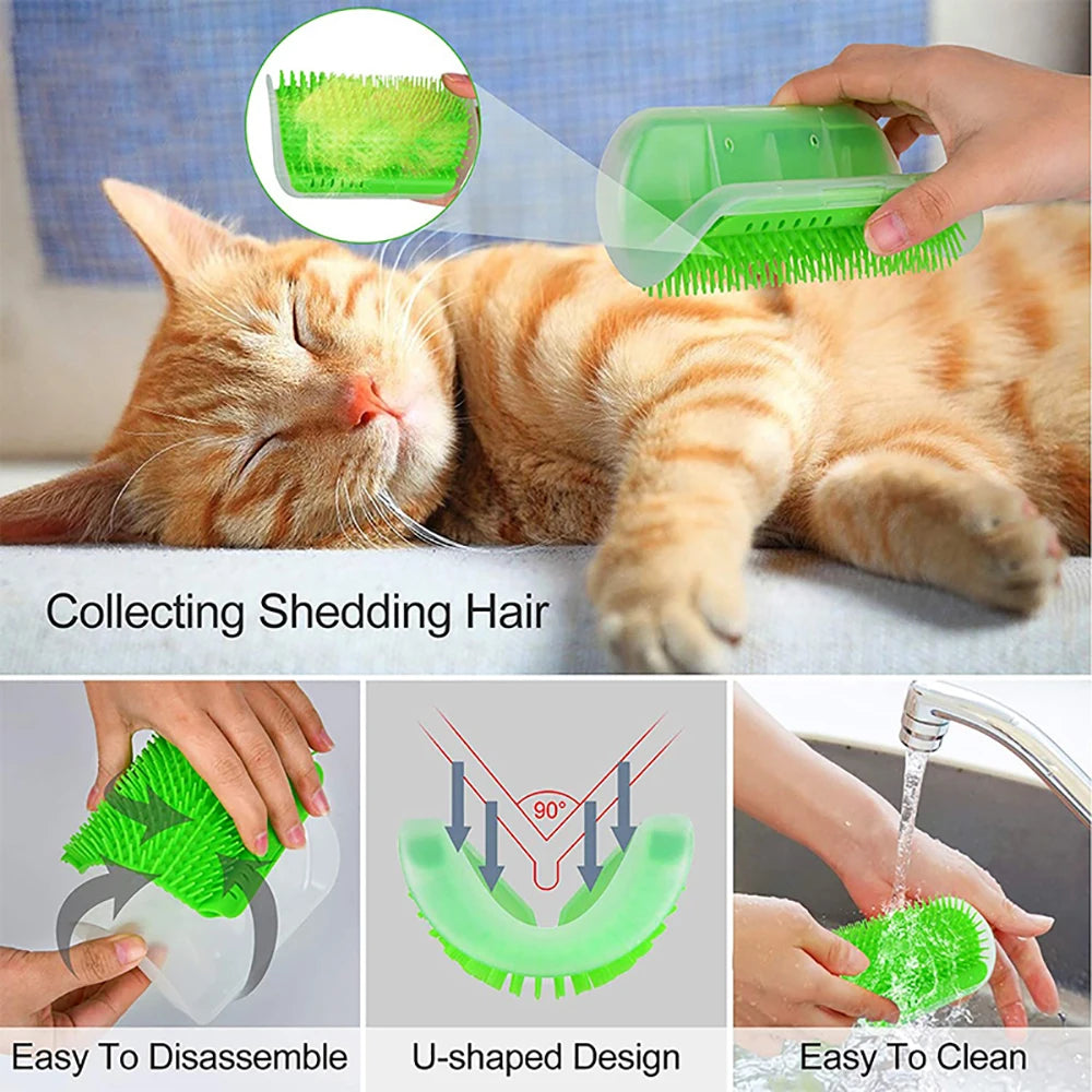 Pawhala Cat Self-Grooming Corner Brush