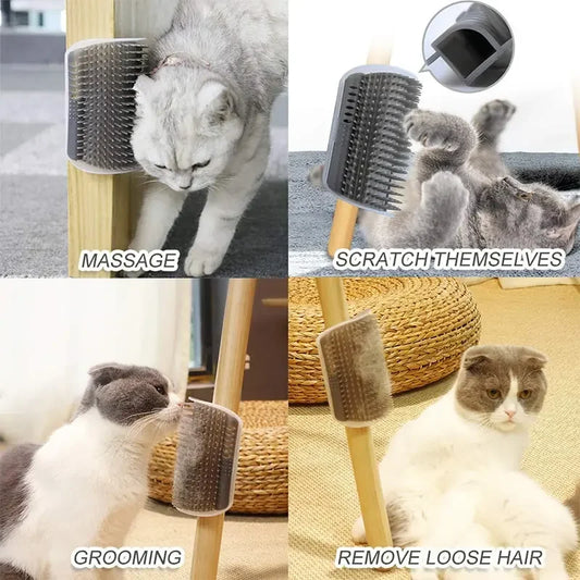Pawhala Cat Self-Grooming Corner Brush